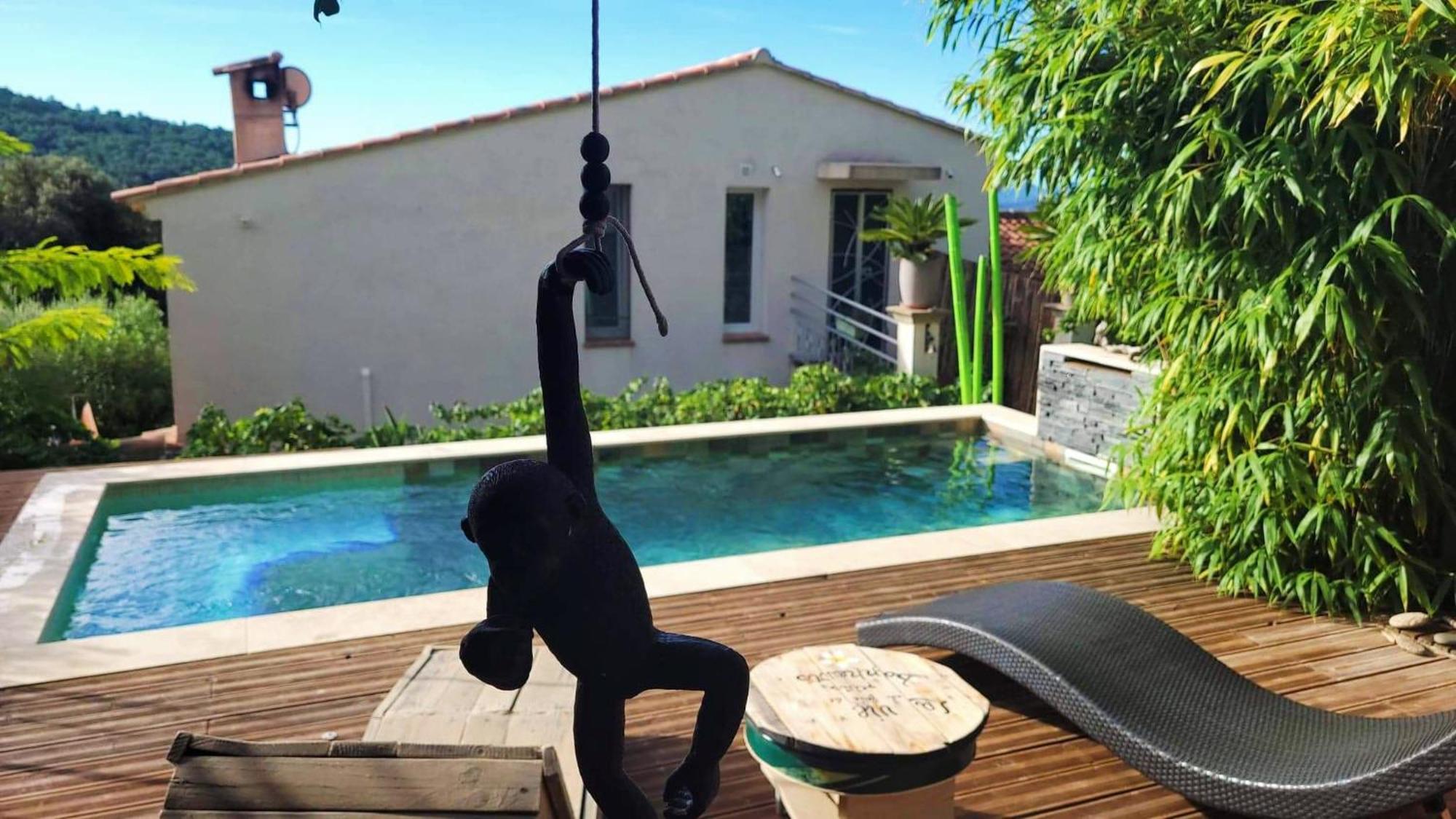 Logement De Charme Avec Piscine Et Jacuzzi Carnoules  Eksteriør bilde